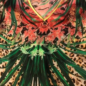 Elie Tahari Silk Leopard Tunic